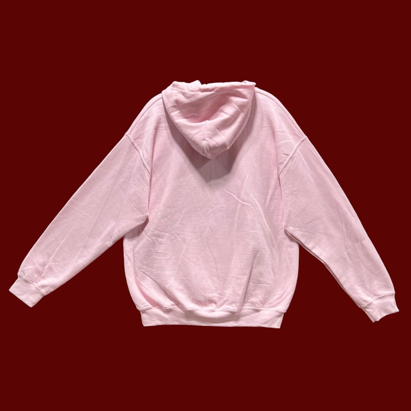 Gildan Gildan - Women's Long Sleeve Hooded Sweatshirt - Pink - Larg Size L / US 10 / IT 46 - 2 Thumbnail