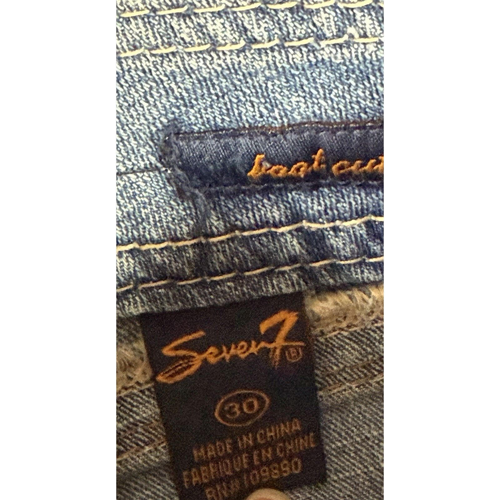 7 For All Mankind 7 For All Mankind Women's Size 30Bootcut Jeans Low Rise Size 30" / US 8 / IT 44 - 7 Thumbnail