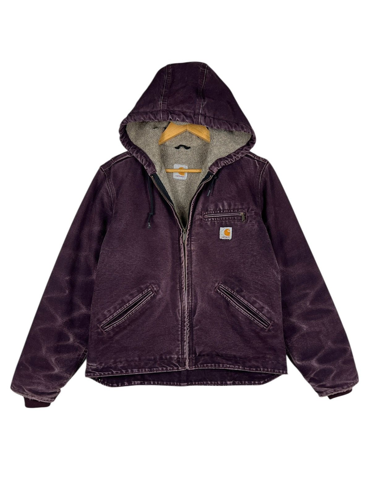 Carhartt Vintage Carhartt Sandstone Dyed Purple Jacket Size US S / EU 44-46 / 1 - 5 Thumbnail