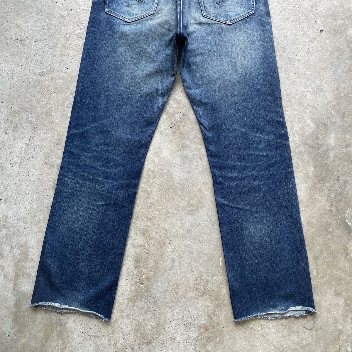Faded Glory W33💥 BNW Motorrad Stonewash Jeans Faded Denim Pants Size US 33 - 12 Thumbnail
