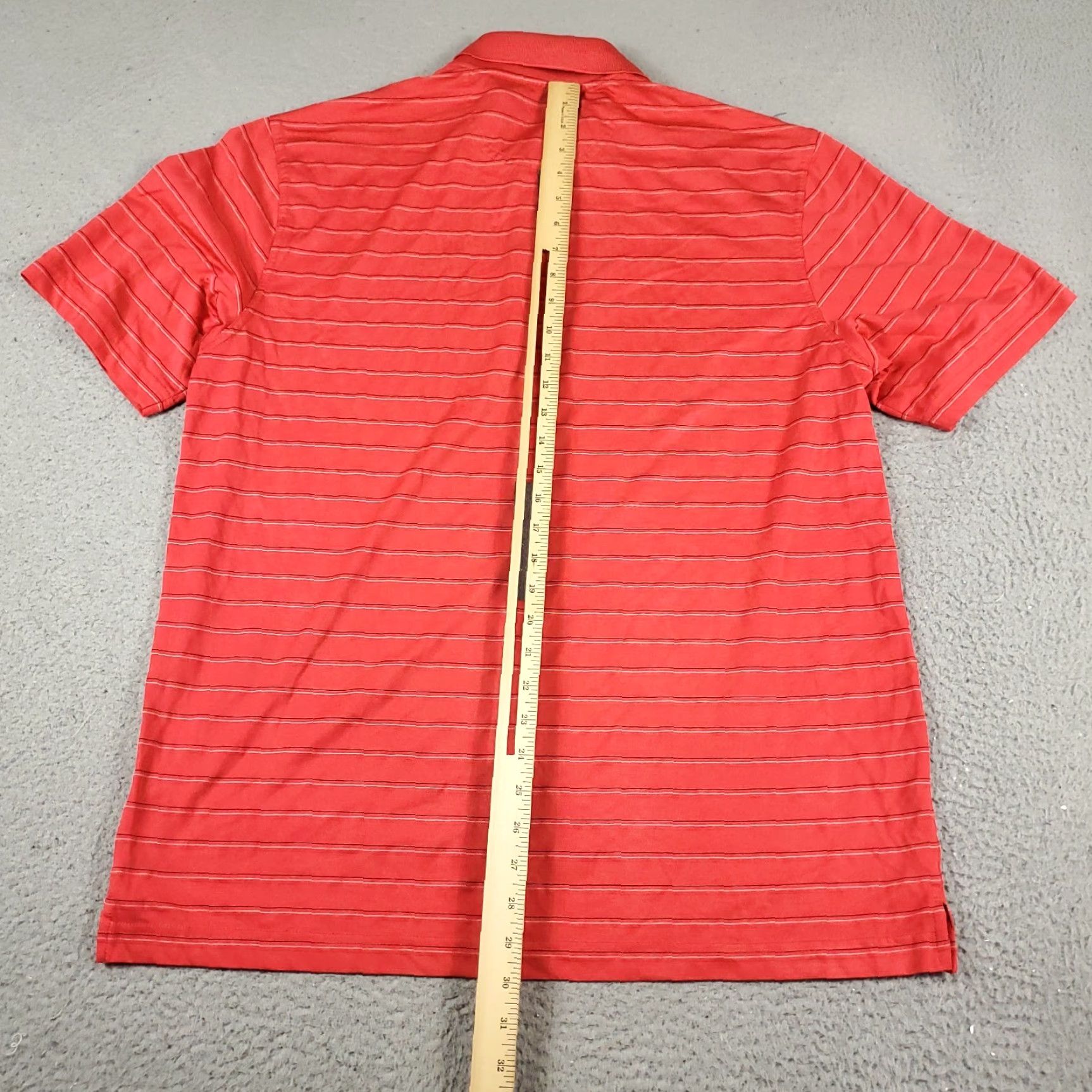 Vintage Greg Norman Polo Shirt Mens L Red Striped Logo Casual Short Sleeve Shirt Polo Size US L / EU 52-54 / 3 - 5 Thumbnail
