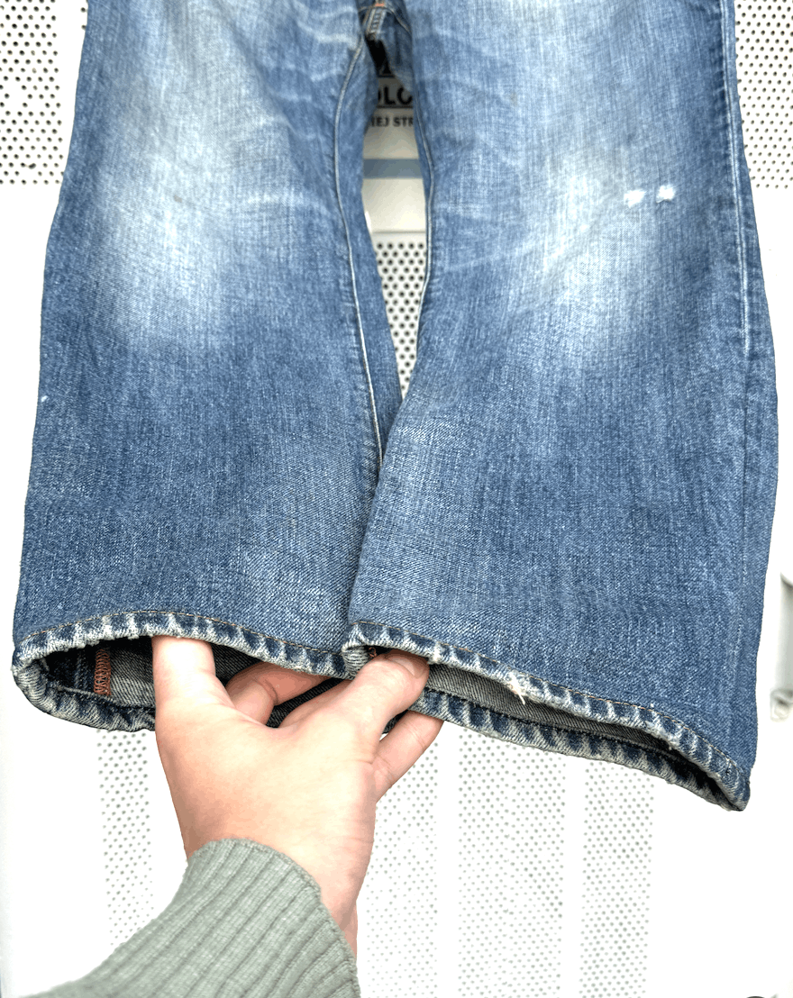 Dolce & Gabbana × Vintage Vintage Dolce&Gabbana Faded Distressed Jeans Pants Size US 34 / EU 50 - 7 Thumbnail