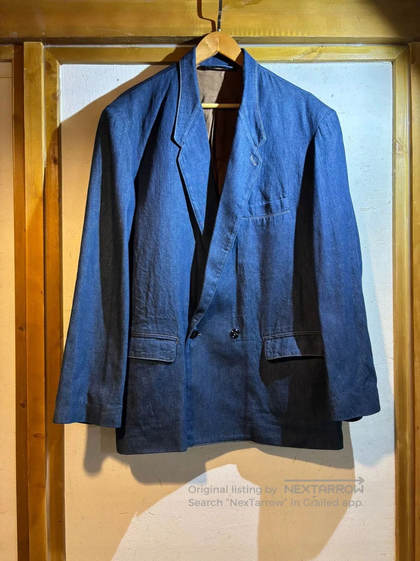 Lemaire Lemaire Padded Shoulder Denim Blazer. Size US M / EU 48-50 / 2 - 1 Thumbnail