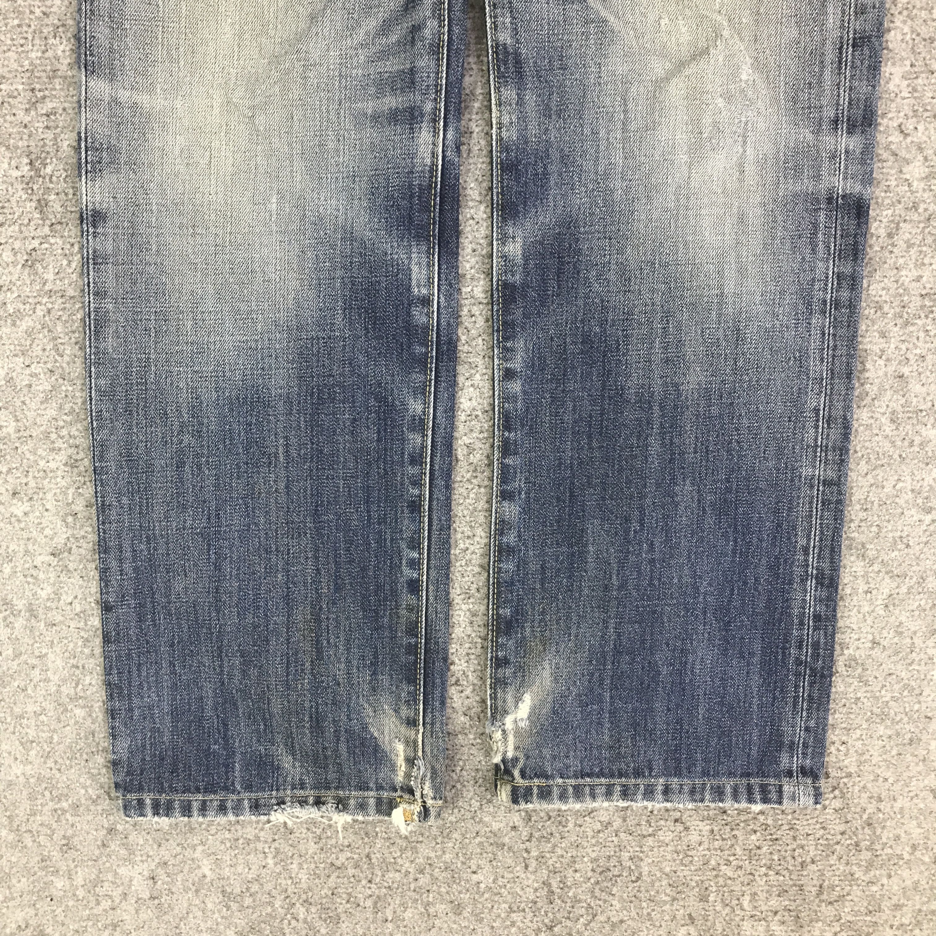 Uniqlo UNIQLO JAPAN DISTRESSED DENIM PANTS K74B18 Size US 30 / EU 46 - 3 Thumbnail