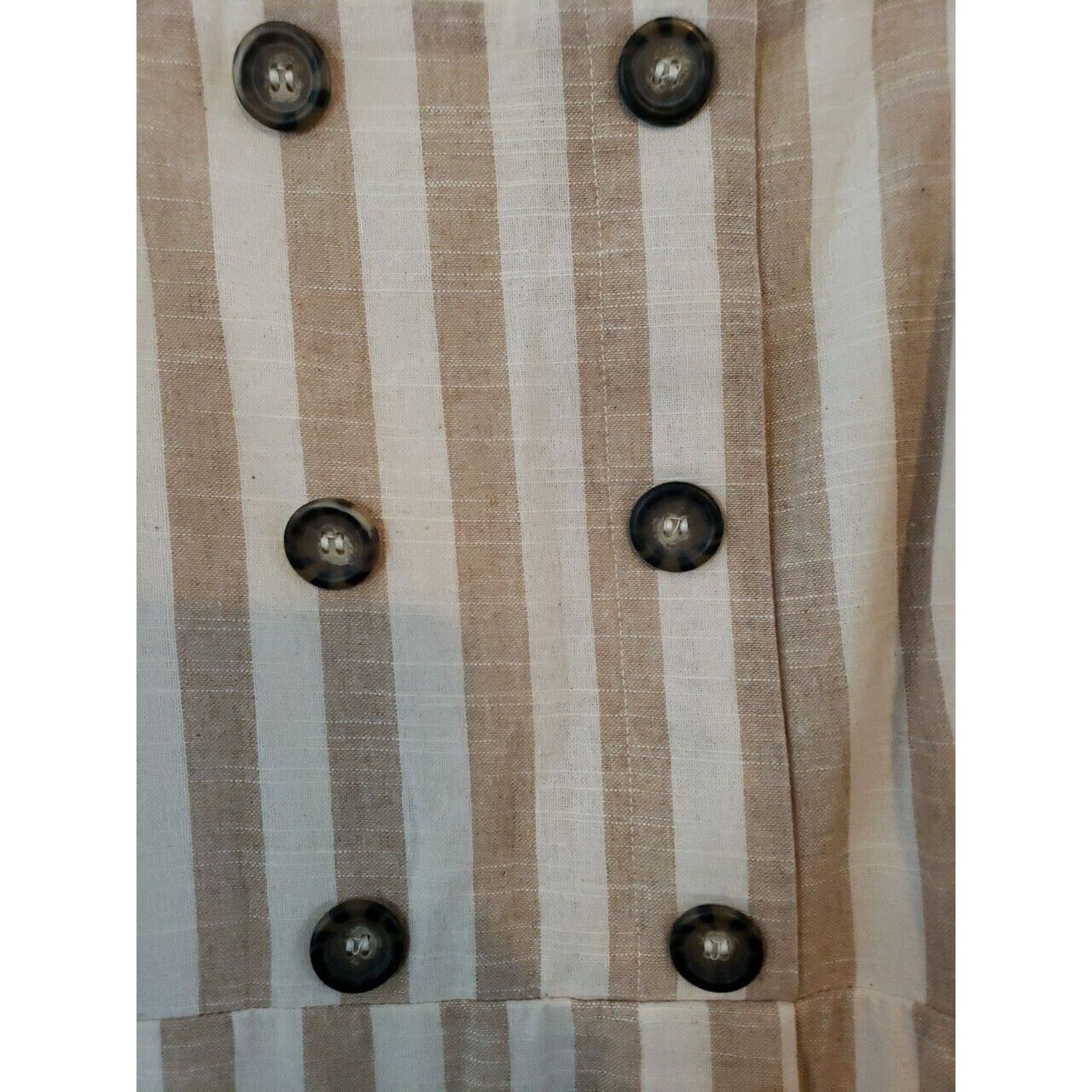 Other New Max Studio Beige Striped Maxi Dress Womens Size 9 Boho Size M / US 6-8 / IT 42-44 - 3 Thumbnail