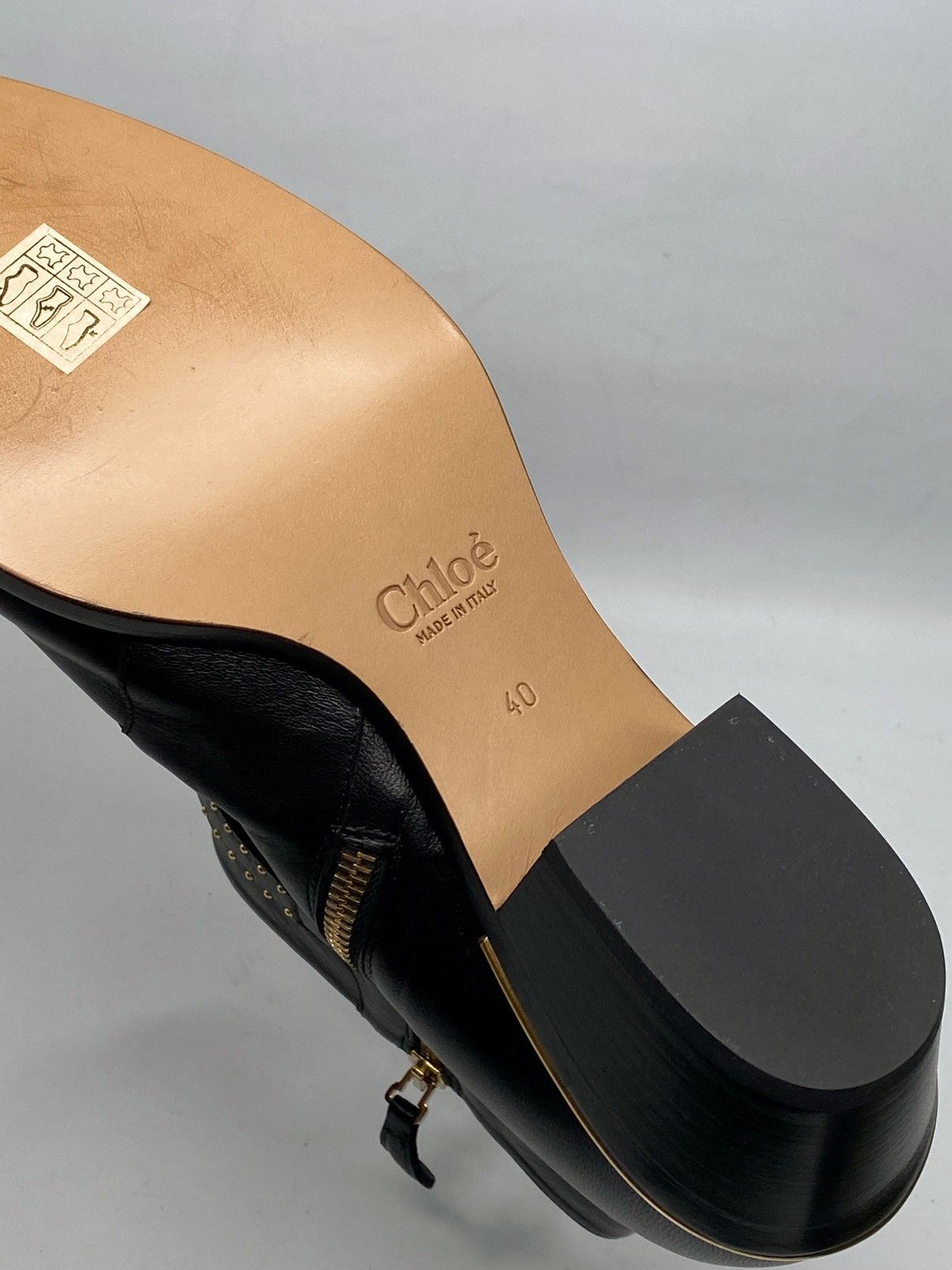 Chloe Chloe Susanna Pointed-Toe Studded Booties size 40 Size US 10 / IT 40 - 15 Thumbnail