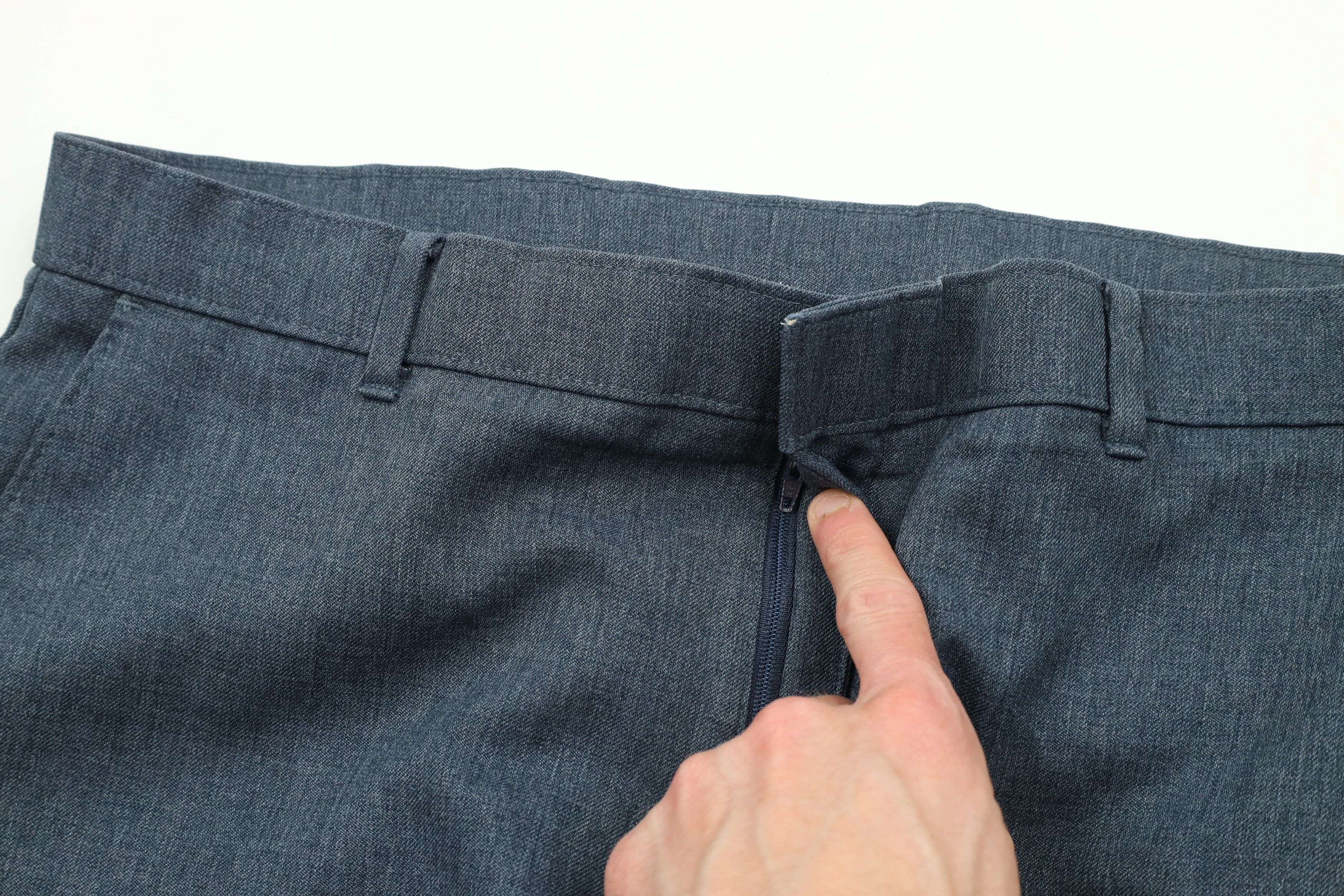 Levi's × Vintage Vintage 90s Levis Knit Wide Leg Flared Chino Pants Blue USA Size US 36 / EU 52 - 6 Thumbnail