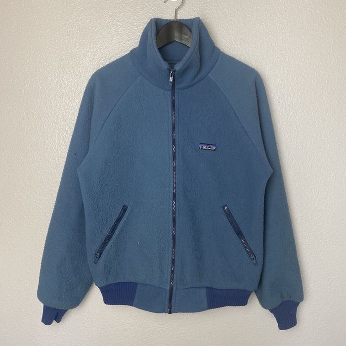 Vintage 80s 90s Green Patagonia Fleece Lined Jacket Coat 8 10