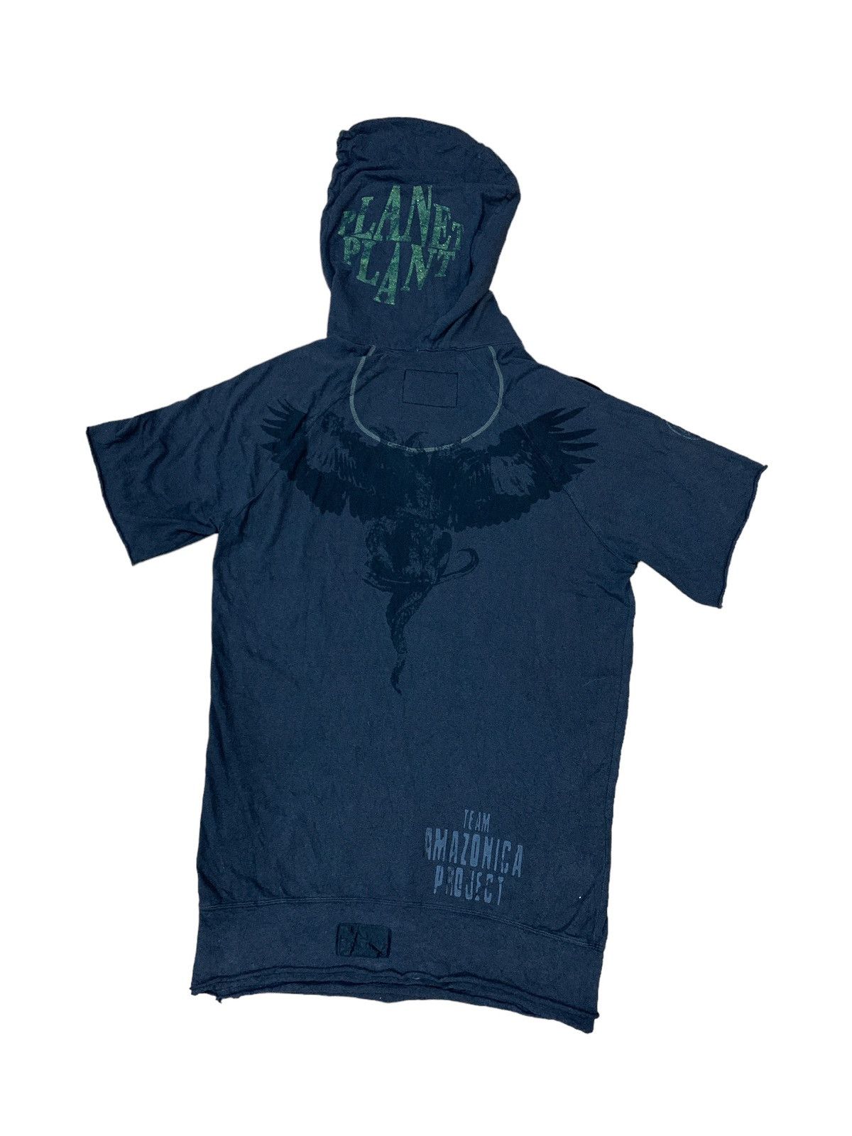 Le Grande Bleu (L.G.B.) VINTAGE 2012 LGB X TEAM AMAZONICA PROJECT WIDE NECK HOODIE Size US M / EU 48-50 / 2 - 2 Thumbnail
