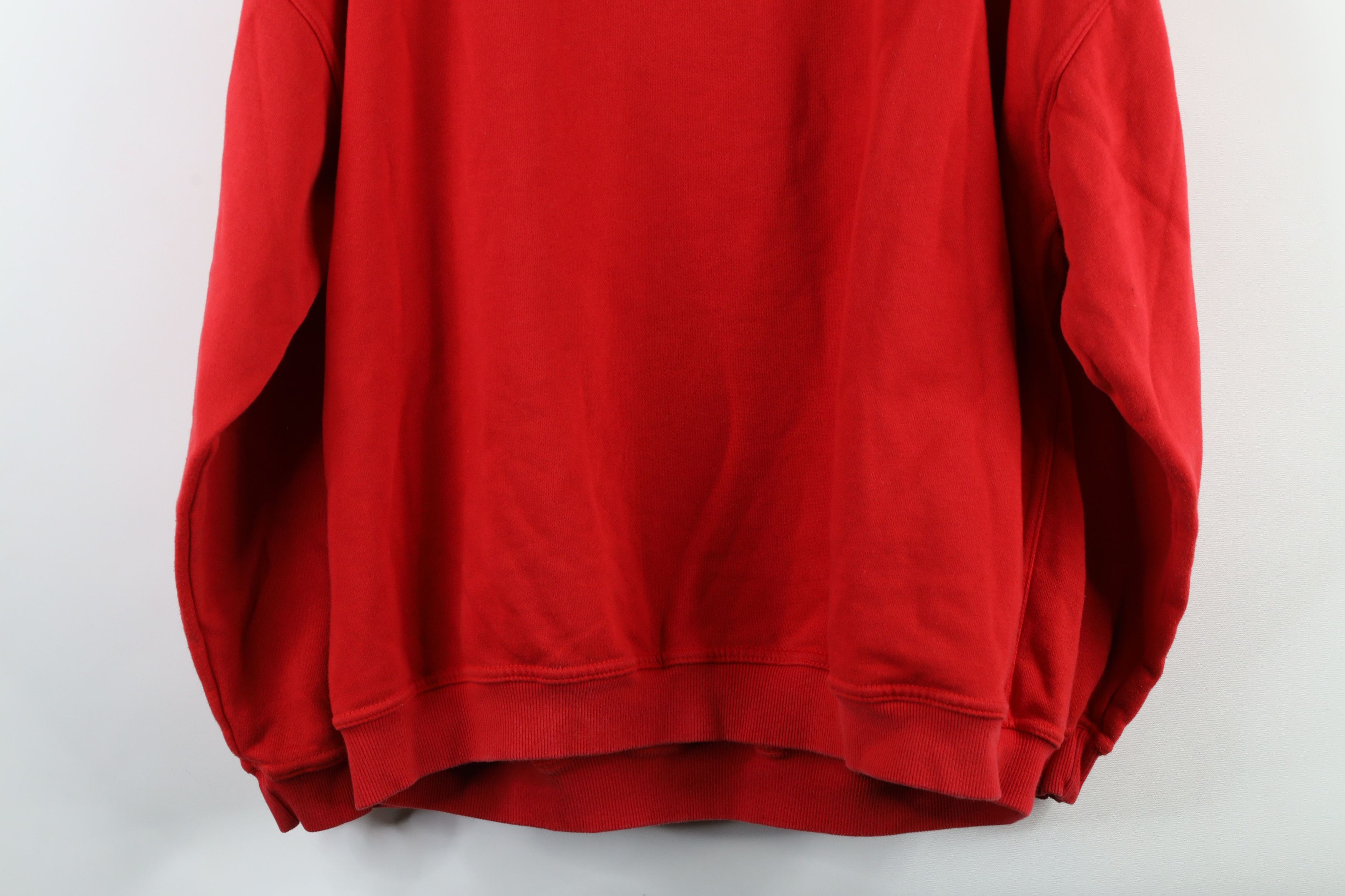 Vintage Vintage 90s Harrods London Spell Out Crewneck Sweatshirt Red Size US XL / EU 56 / 4 - 13 Thumbnail