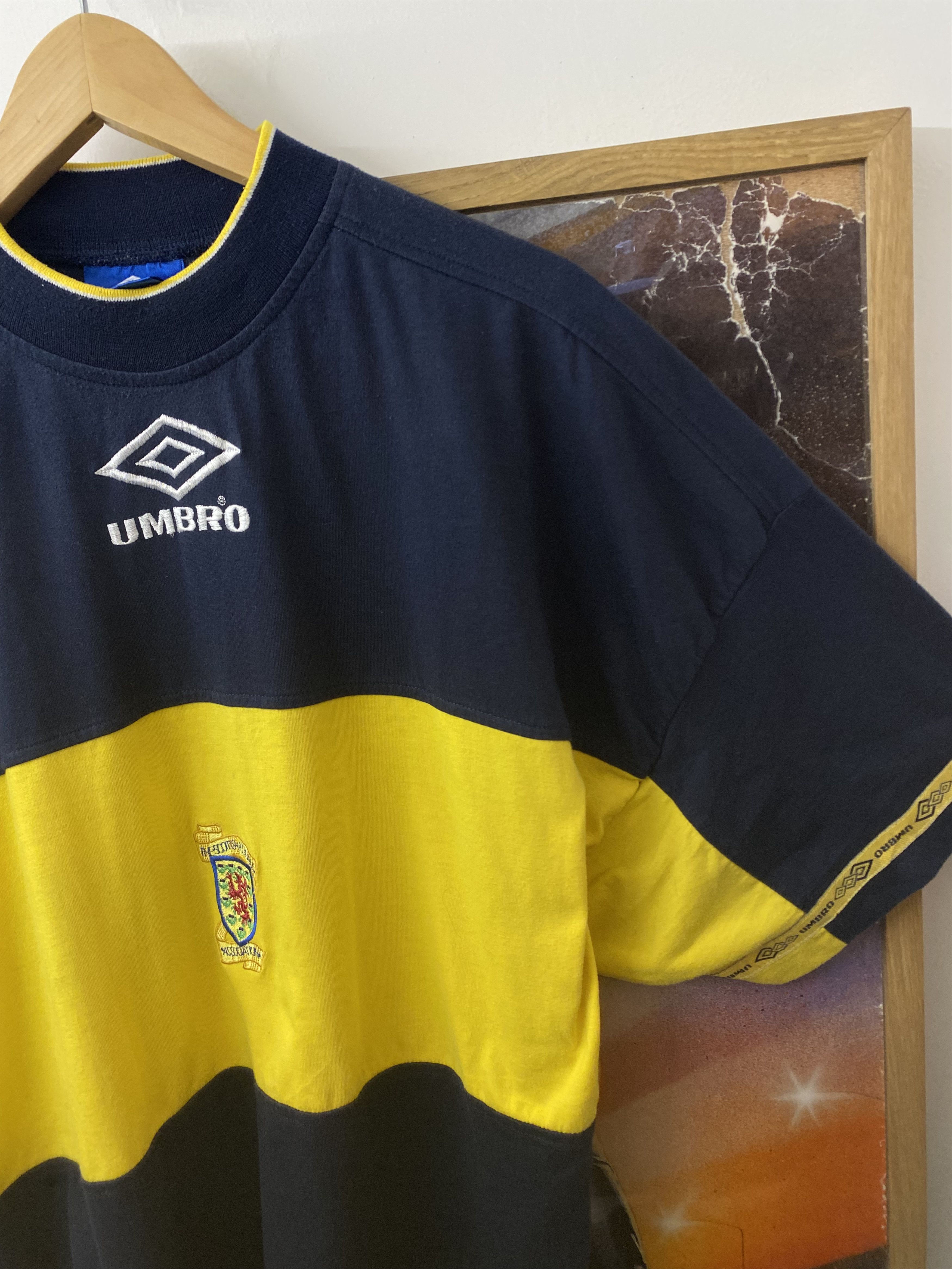 Umbro 1998/1999 Vintage Umbro Scotland Football Training Top Size US XL / EU 56 / 4 - 6 Thumbnail