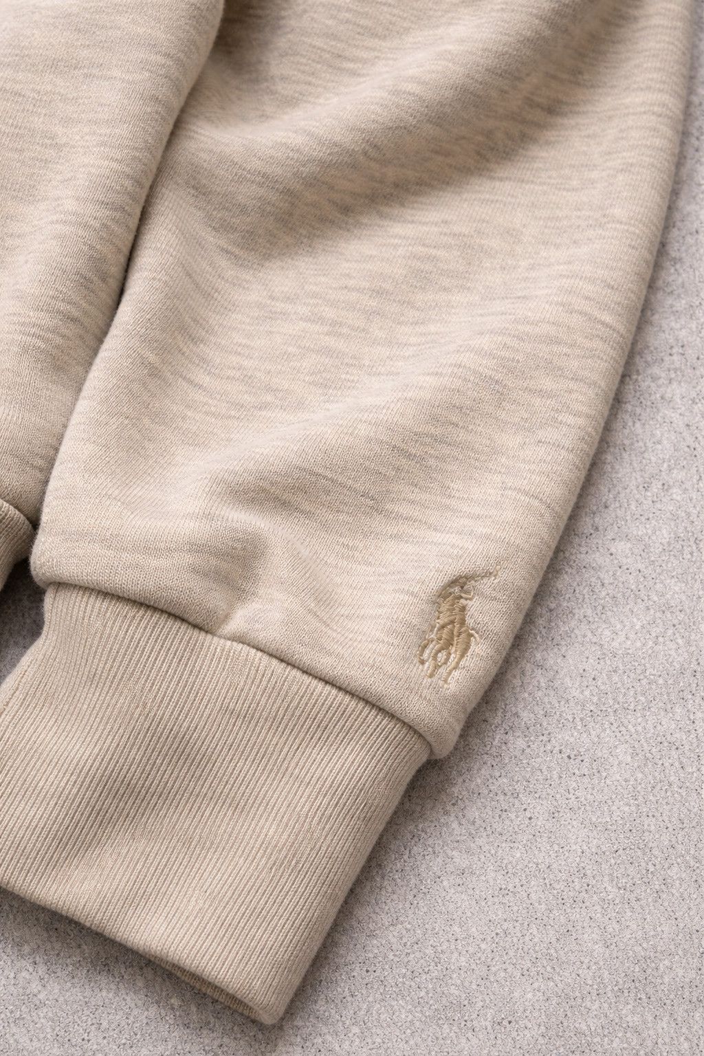 Polo Ralph Lauren Vintage Polo Ralph Lauren Hoodie (Beige / Tonal Logo) Size US M / EU 48-50 / 2 - 3 Thumbnail