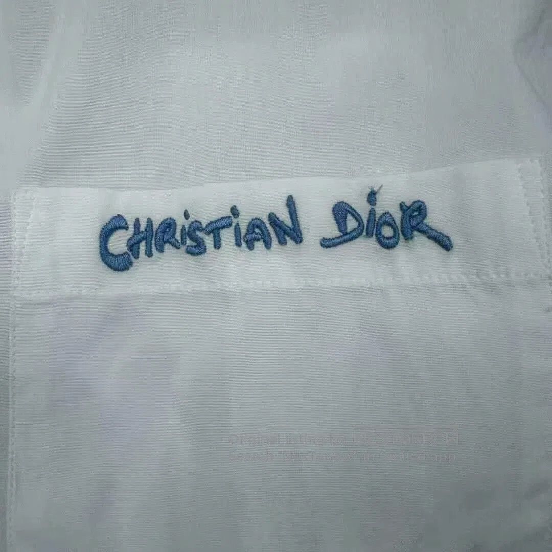 Dior Dior Embroidered Pocket Long Sleeve Shirt. Size US L / EU 52-54 / 3 - 4 Thumbnail