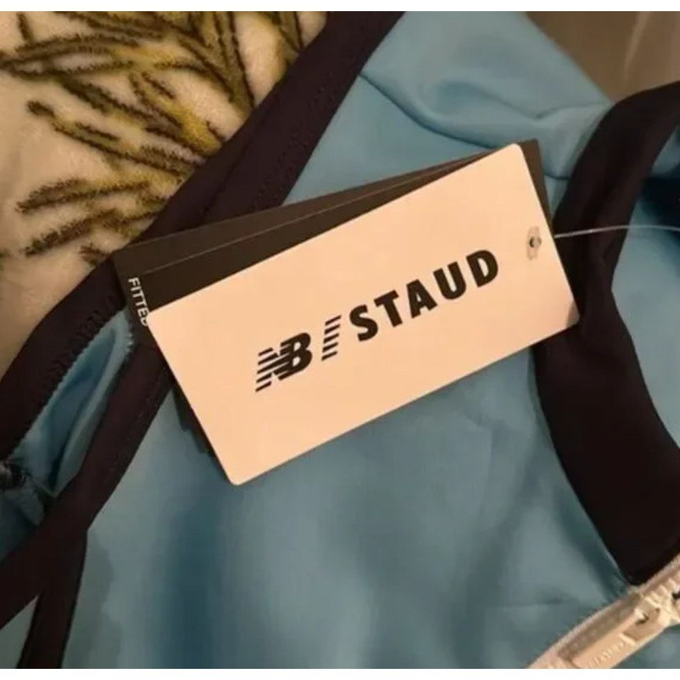 Staud New Balance X Staud Neoprene Alaskan Blue Crop Top M Size M / US 6-8 / IT 42-44 - 2 Thumbnail