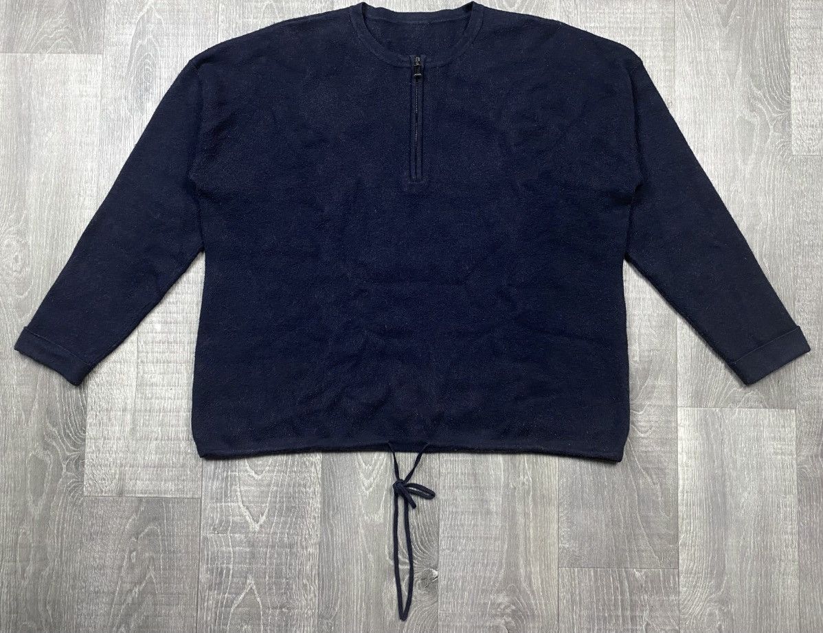 Dior Christian Dior Homme Bottom Drawstring Zip Sweater Archival Size US M / EU 48-50 / 2 - 9 Thumbnail