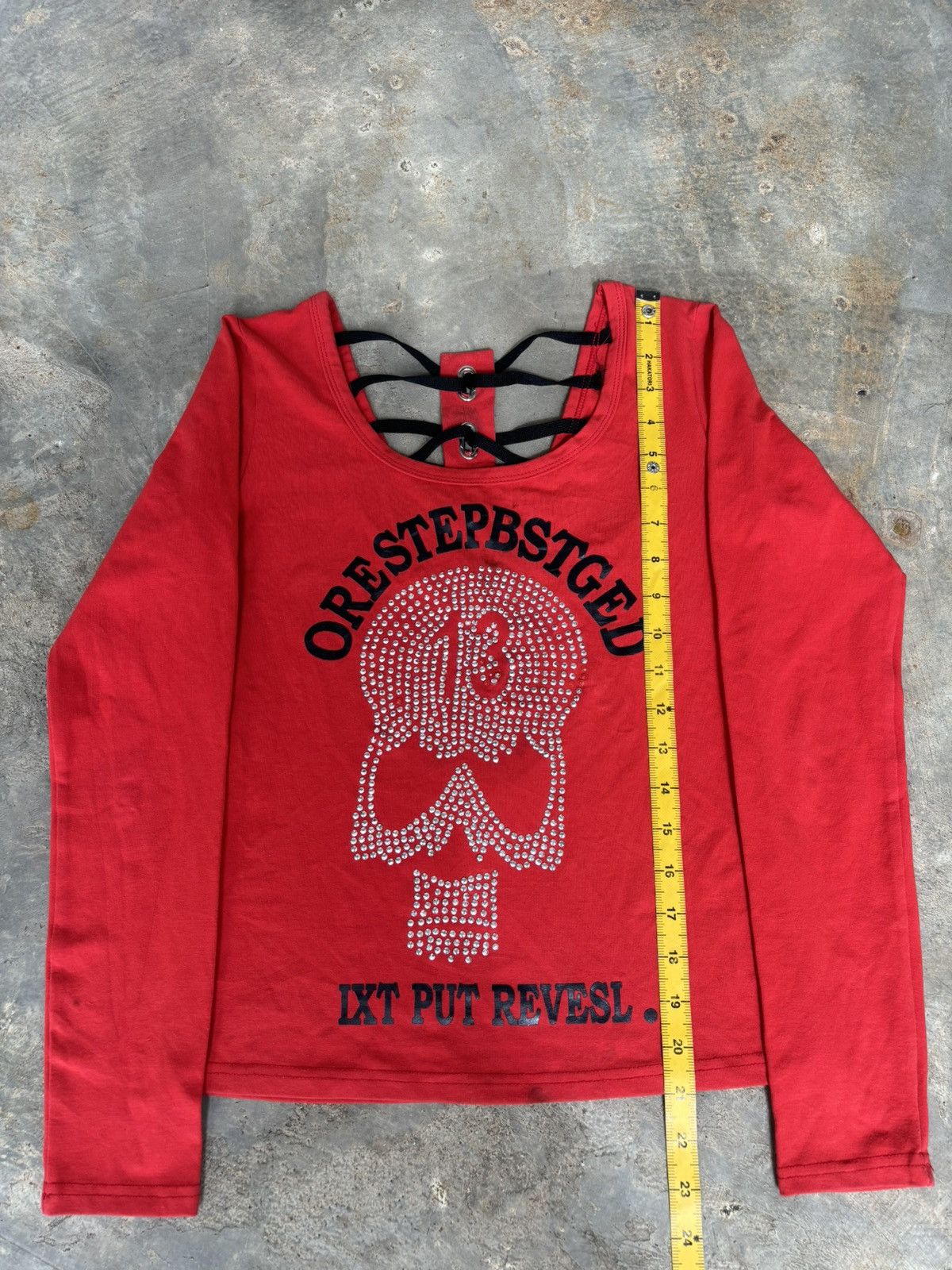 Hysteric Glamour × If Six Was Nine × Japanese Brand Y2k Opium Skull Sexy Womens Longsleeve Size S / US 4 / IT 40 - 6 Thumbnail
