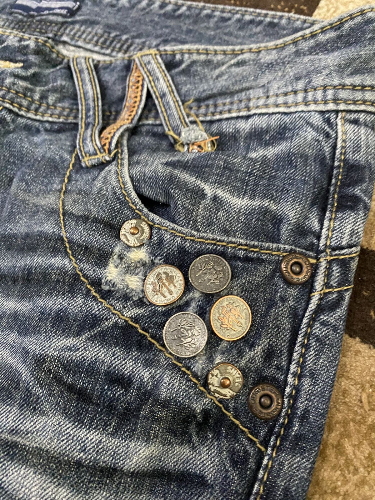 Hysteric Glamour × If Six Was Nine × Japanese Brand Japanese Brand Ozz First Bell Bottom Jeans Size US 30 / EU 46 - 7 Thumbnail