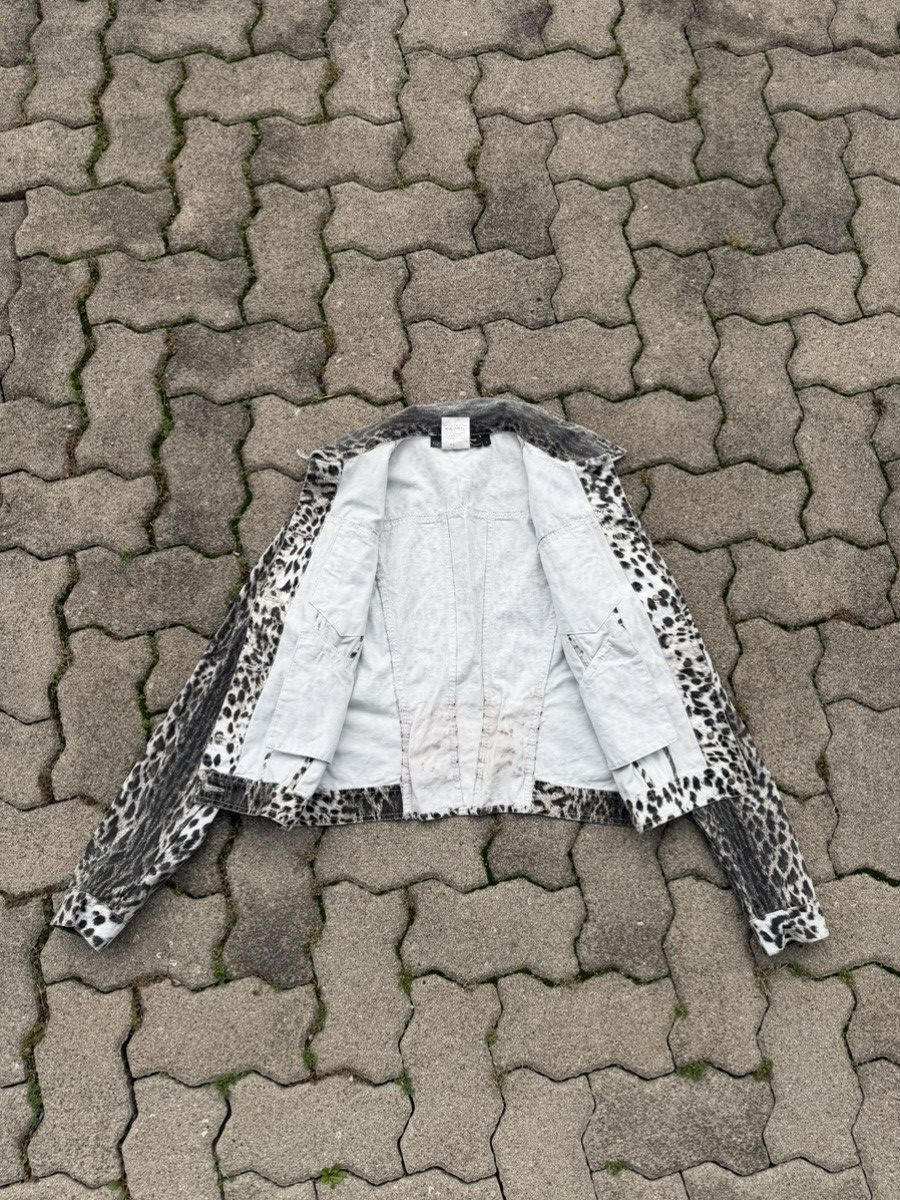 Just Cavalli Vintage 2000s Just Cavalli White Leopard Rare Corset Jacket Size L / US 10 / IT 46 - 14 Thumbnail