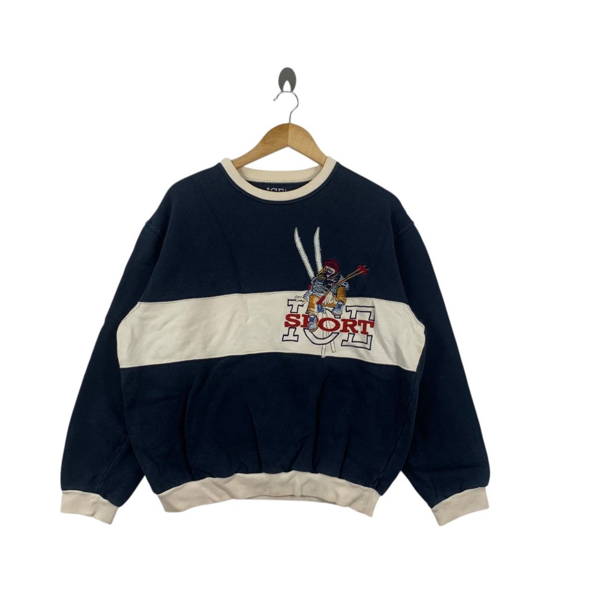 Iceberg Vintage ICEBERG HISTORY SPORT Ski Embroidered Logo Size L / US 10 / IT 46 - 3 Thumbnail