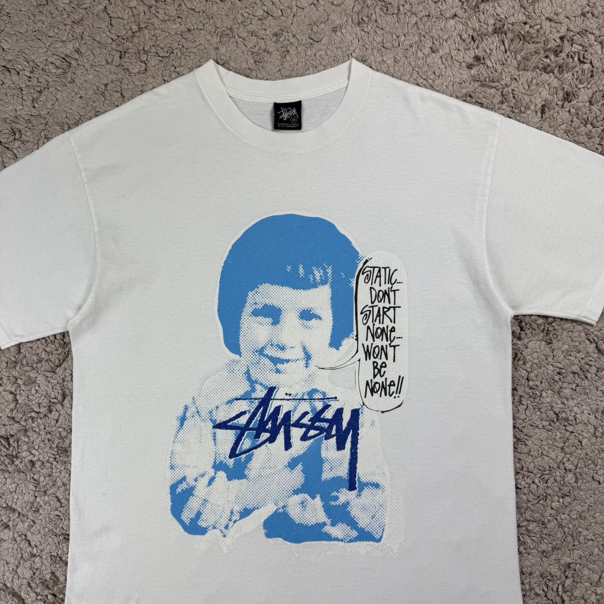 Stussy Vintage Stussy Static Child Photo T-shirt Size US M / EU 48-50 / 2 - 5 Thumbnail