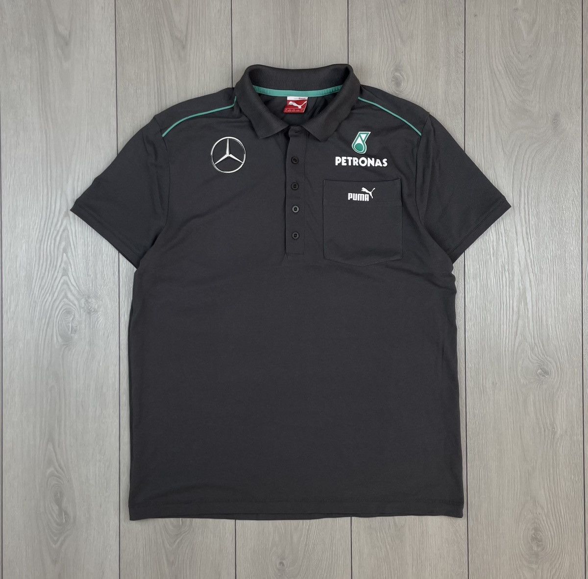 Puma Puma Mercedes Benz AMG Men’s Polo Shirt Size L Size US L / EU 52-54 / 3 - 1 Thumbnail