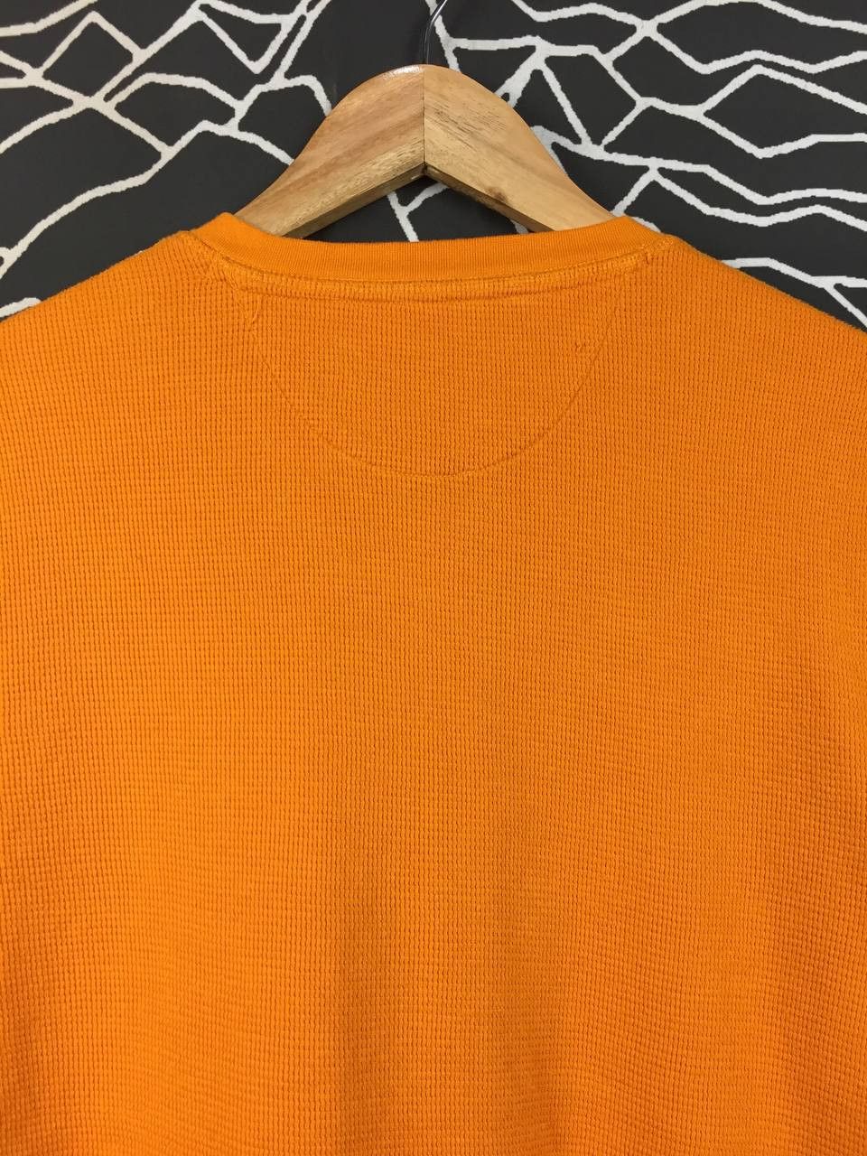 American Eagle Outfitters American Eagle Waffle Knit Thermal Henley Long Sleeve Tee Size US S / EU 44-46 / 1 - 6 Thumbnail