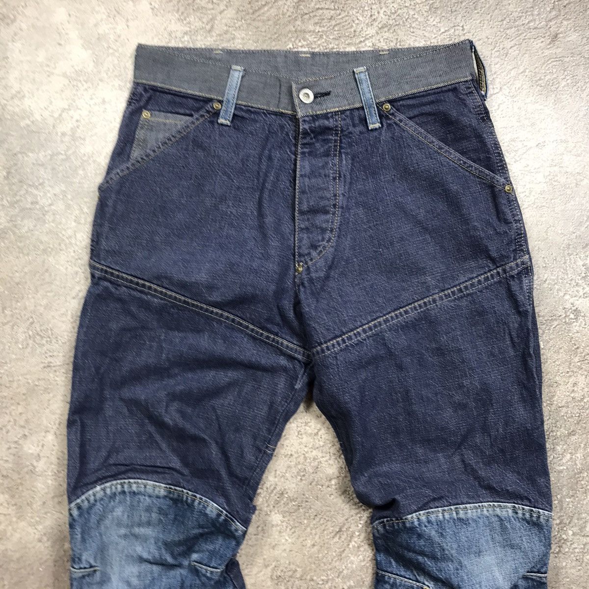 Vintage Vintage 90s G-Star Raw Baggy Distressed Jeans Grunge Logo 29 Size US 29 - 4 Thumbnail