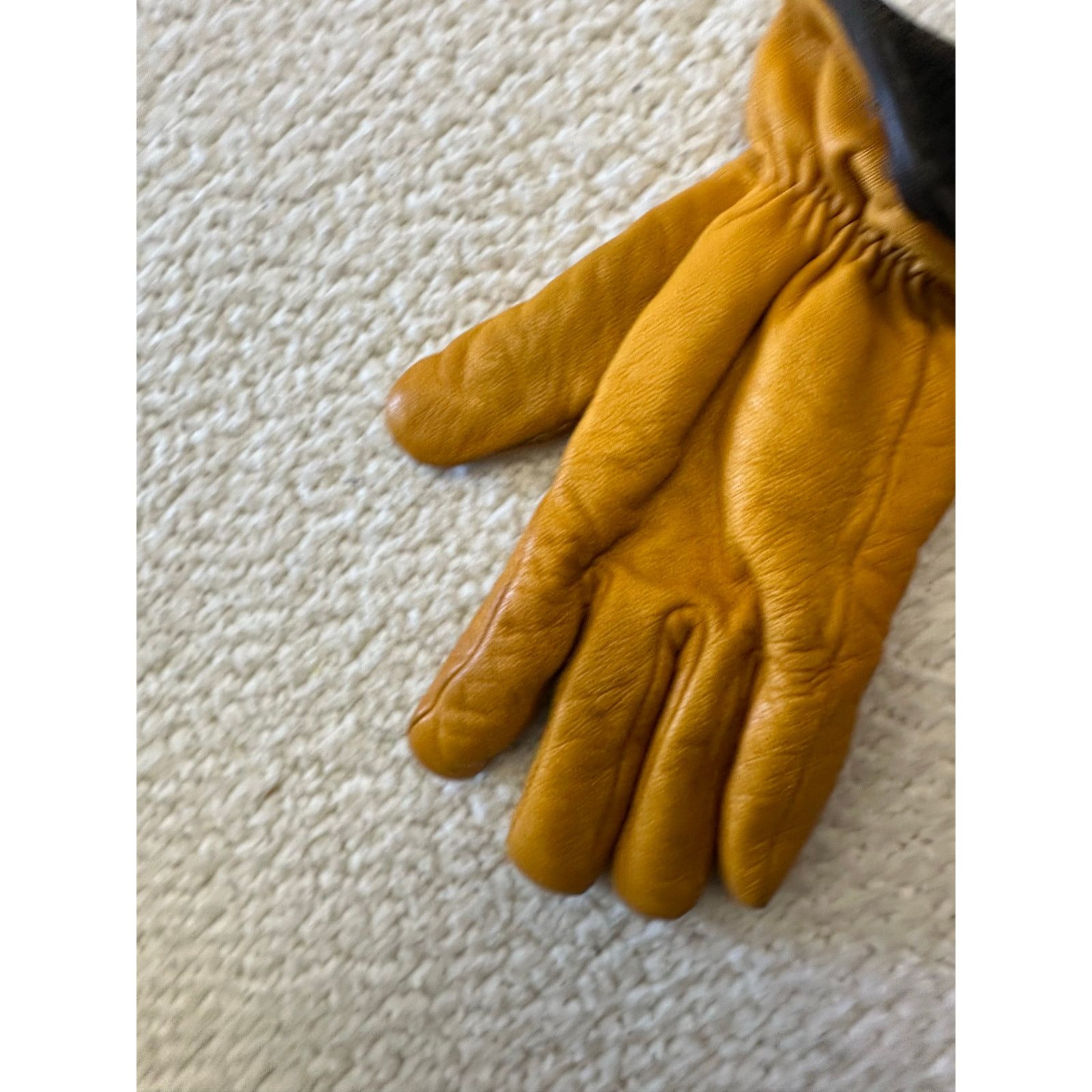 Filson Filson Mens Goat Leather Gloves Merino Wool Lined Small Size ONE SIZE - 3 Thumbnail