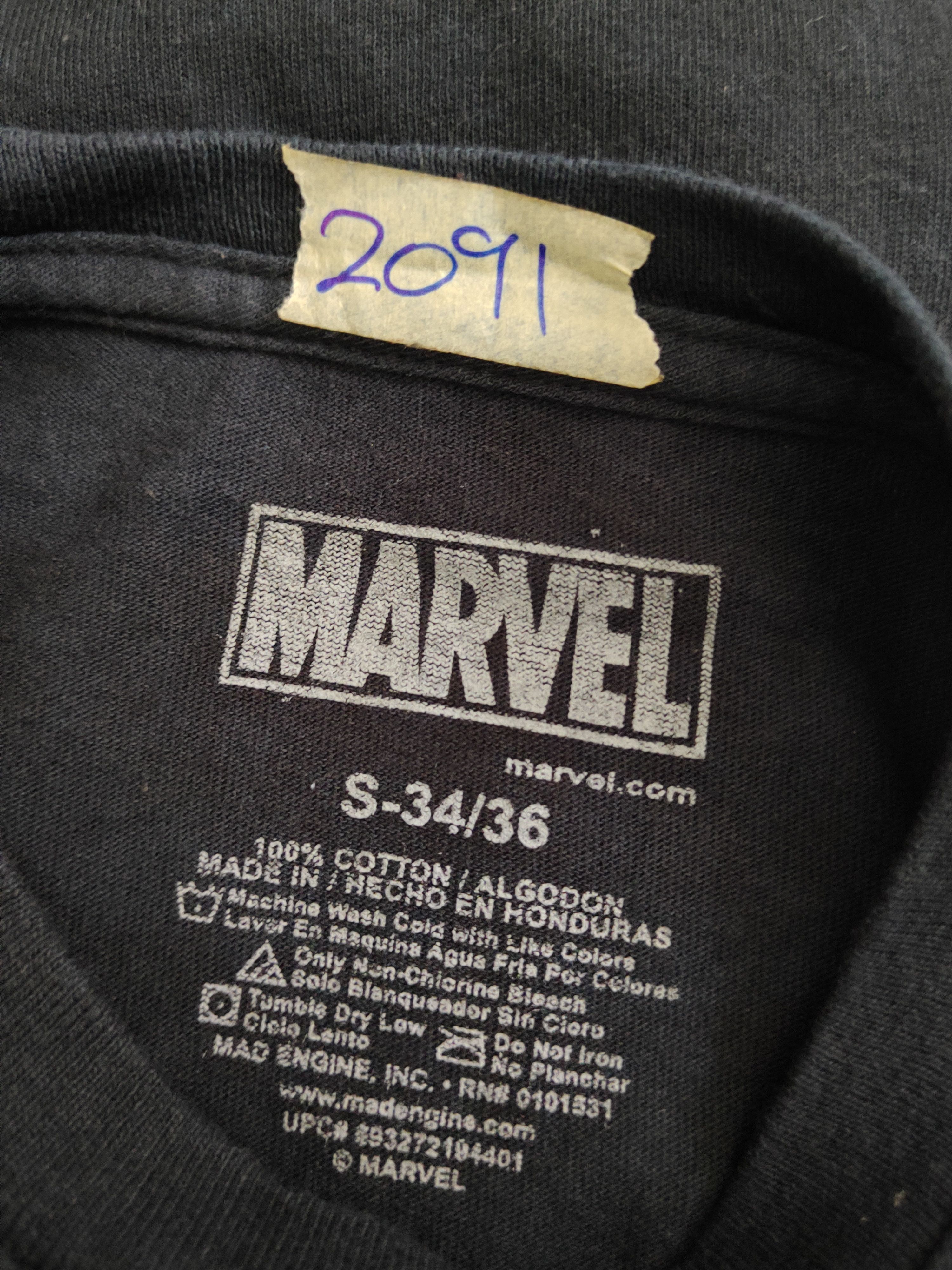 Marvel Comics DL Marvel Black Wolverine Short Sleeve T-shirt #2091 Size US S / EU 44-46 / 1 - 11 Thumbnail