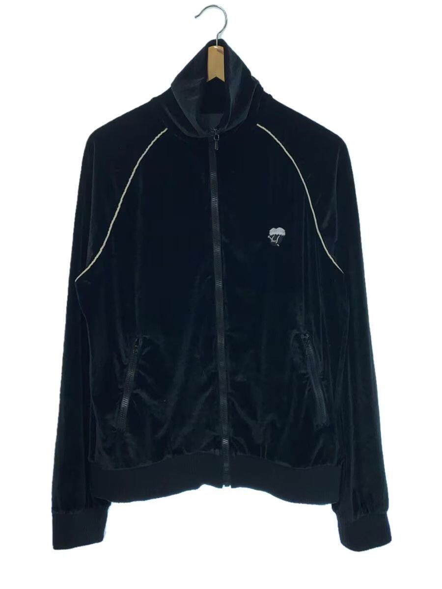 image of Number N Ine God Selection Xxx Rolling Stones Velor Track Jacket in Black, Men's (Size Large)