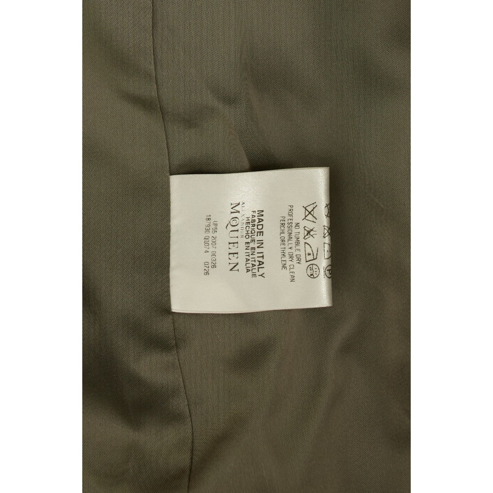 Alexander McQueen F/W 2003 'Scanners' Grey Wool Coat Size M / US 6-8 / IT 42-44 - 5 Thumbnail