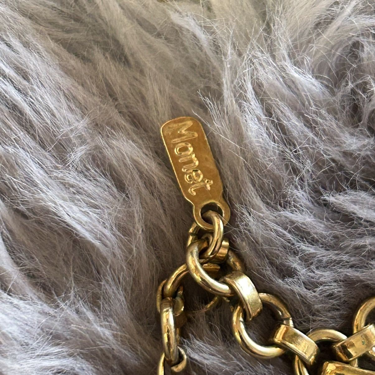 Jewelry Vintage Monet gold plated open link choker necklace Size ONE SIZE - 6 Thumbnail