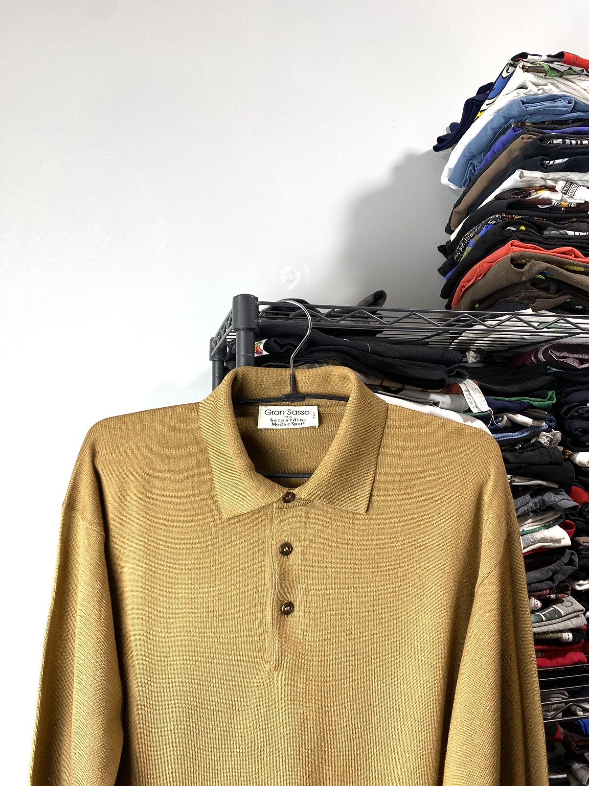 Gran Sasso Rare! Gran Sasso Luxury Polo Longsleeve Sweater Cardigan Size US L / EU 52-54 / 3 - 2 Thumbnail