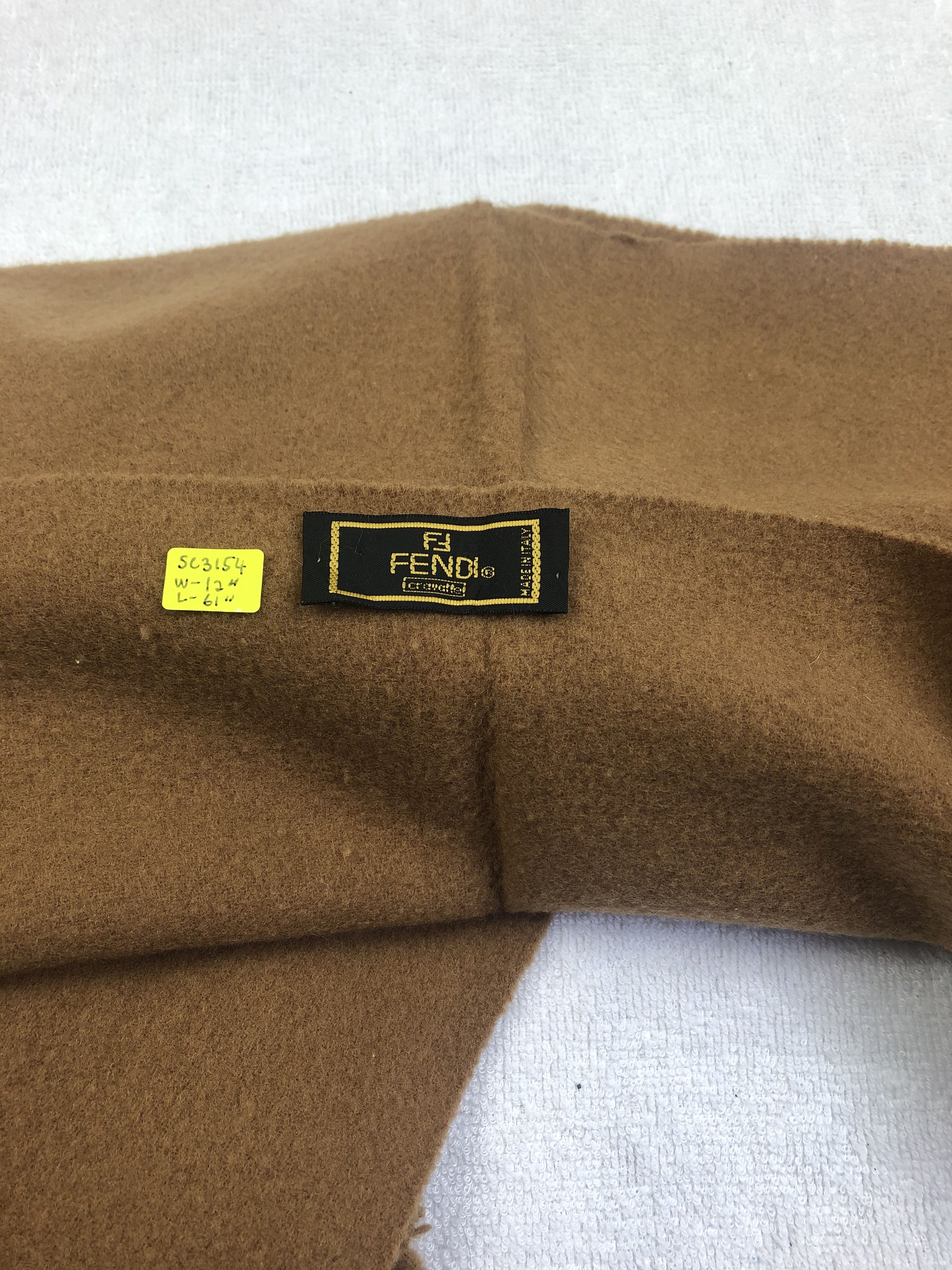 Vintage Fendi Plain Scarf / Muffler / Neckwear Size ONE SIZE - 7 Thumbnail