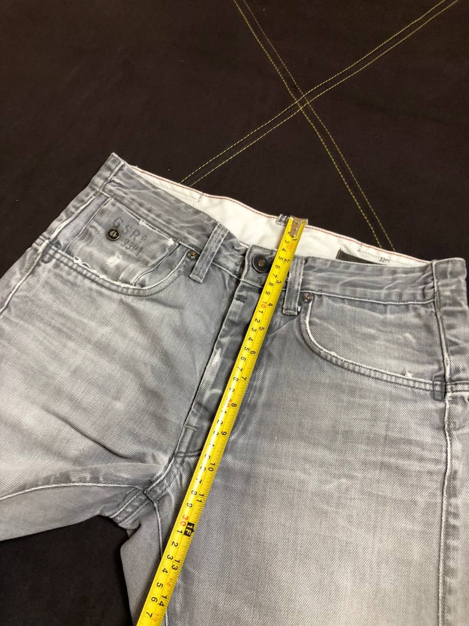 G-Star G-STAR RAW Denim Wash Gray Straight Jeans Size US 32 / EU 48 - 8 Thumbnail