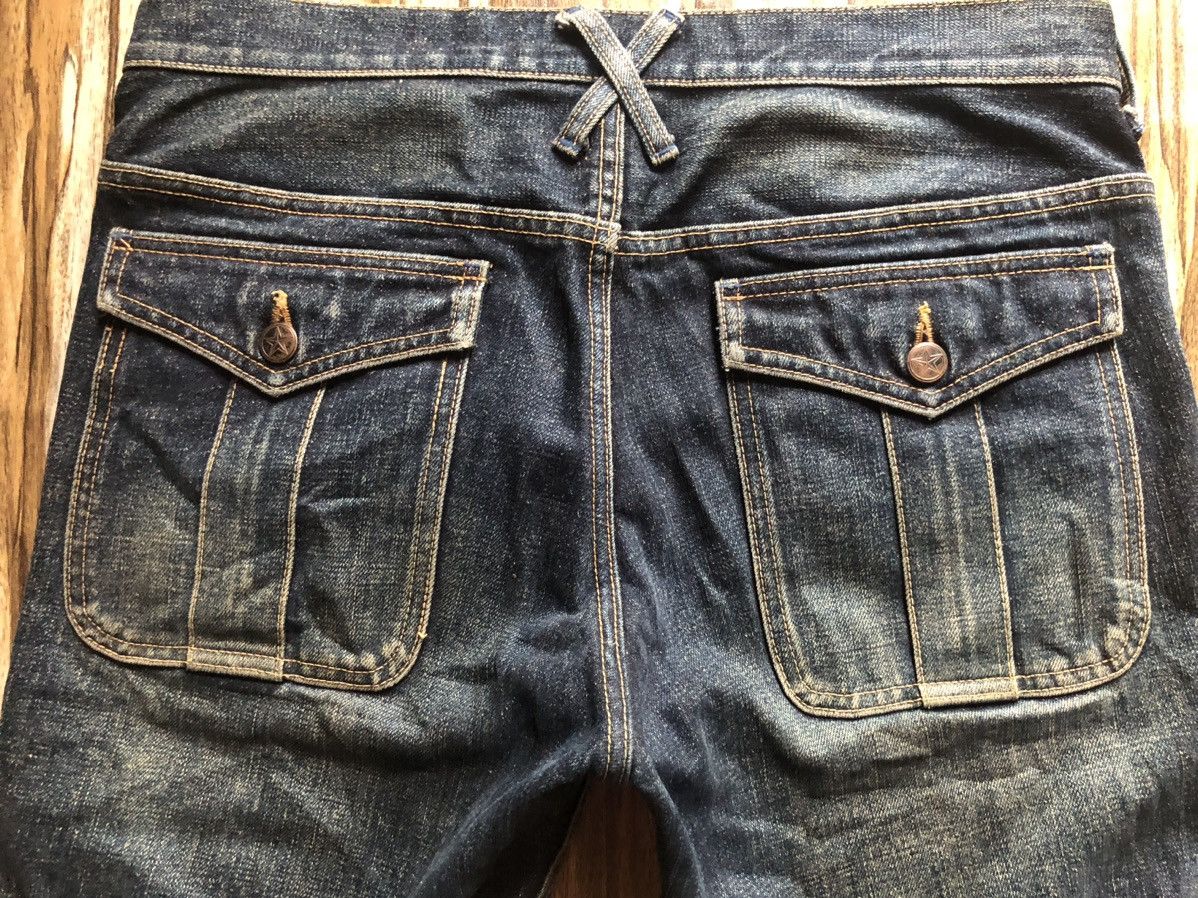 Japanese Brand Grail🔥 Y2K opium style denim capri punk seditionaries kmrii Size US 34 / EU 50 - 6 Thumbnail