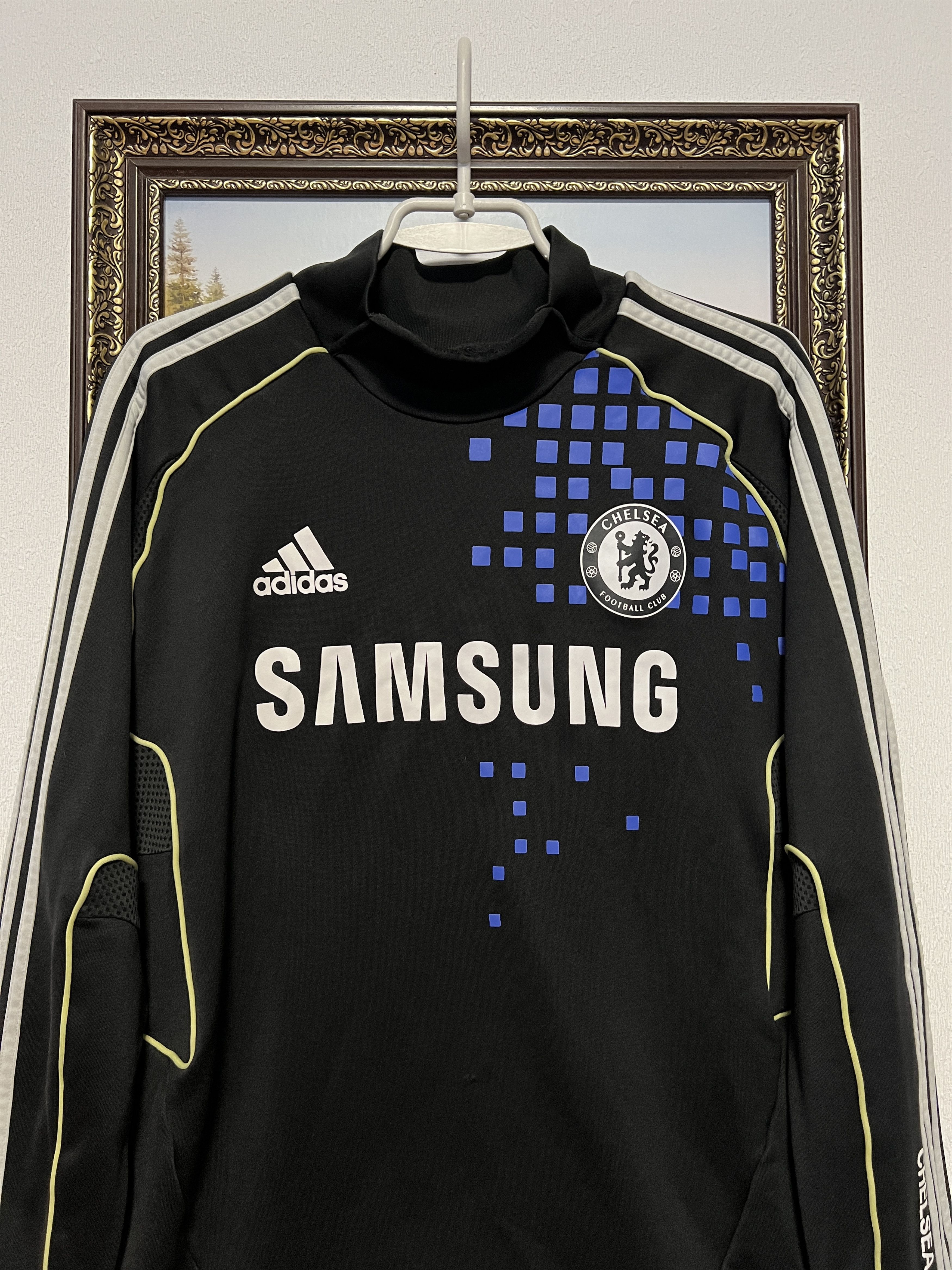 Adidas Vintage Adidas Chelsea Football Sweatshirt Soccer Track Top Size US M / EU 48-50 / 2 - 2 Thumbnail