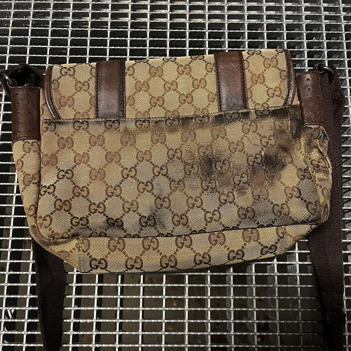 Gucci Vintage Gucci Shoulder Bag Messenger Monogram Logo G Italy Size ONE SIZE - 10 Thumbnail