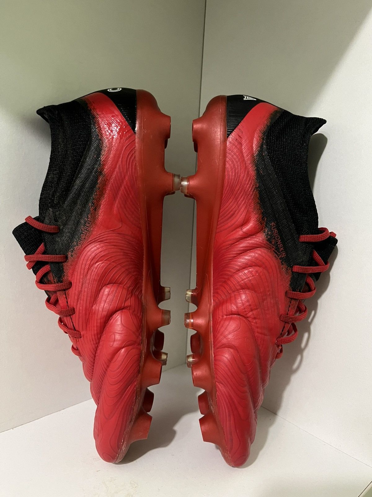 Adidas Adidas COPA 19.1 SG Soft Ground Football Boots Black/Red Size US 7 / EU 40 - 7 Thumbnail