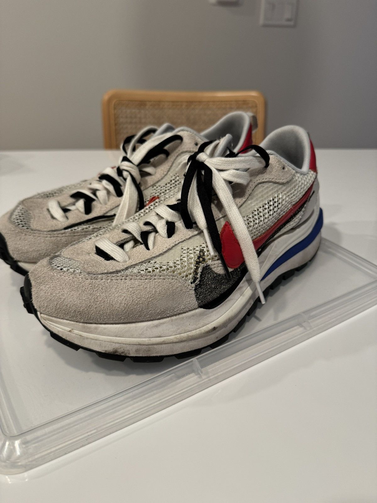 Nike × Sacai Nike x Sacai VaporWaffle - Fuchsia Size US 10 / EU 43 - 3 Thumbnail