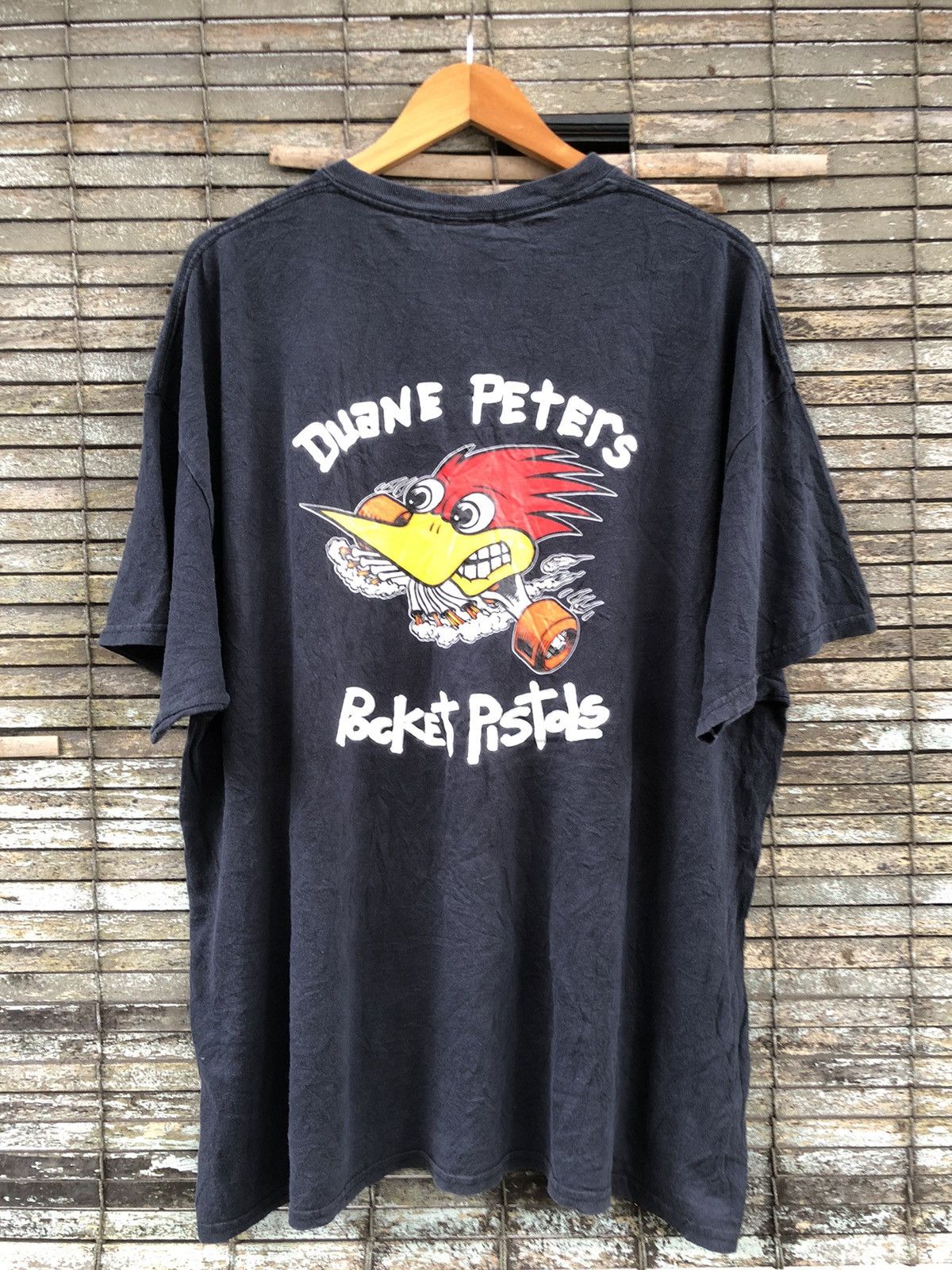 Vintage 🔥Vintage 90s🔥PPS Duane Peters Pocket Pistols Tshirts Size US XXL / EU 58 / 5 - 1 Thumbnail