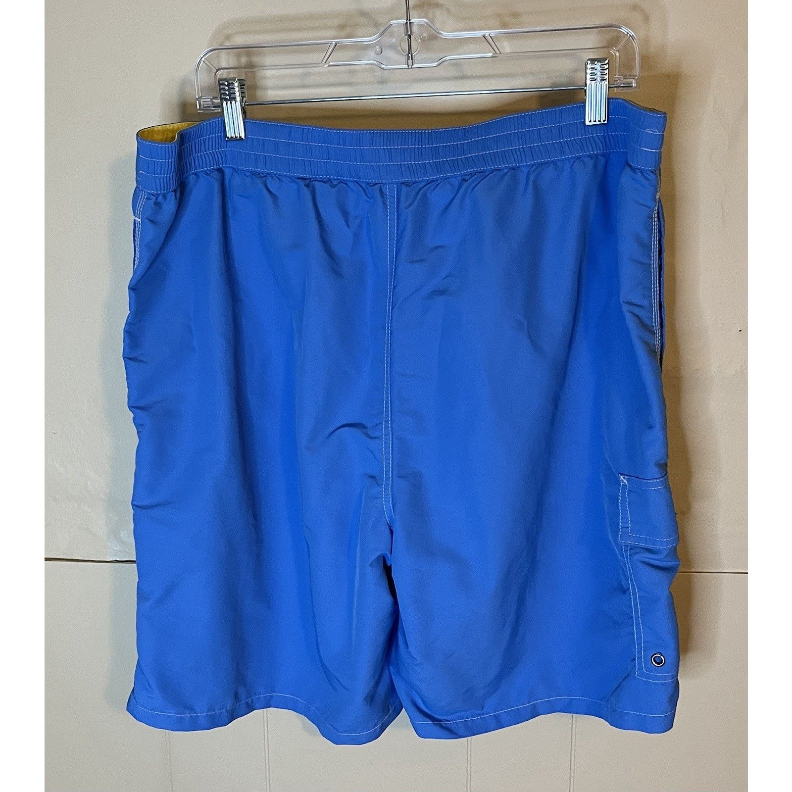 Polo Ralph Lauren Polo Ralph Lauren Mens XL Blue Swim Trunks Yellow Pony Size US 36 / EU 52 - 6 Thumbnail