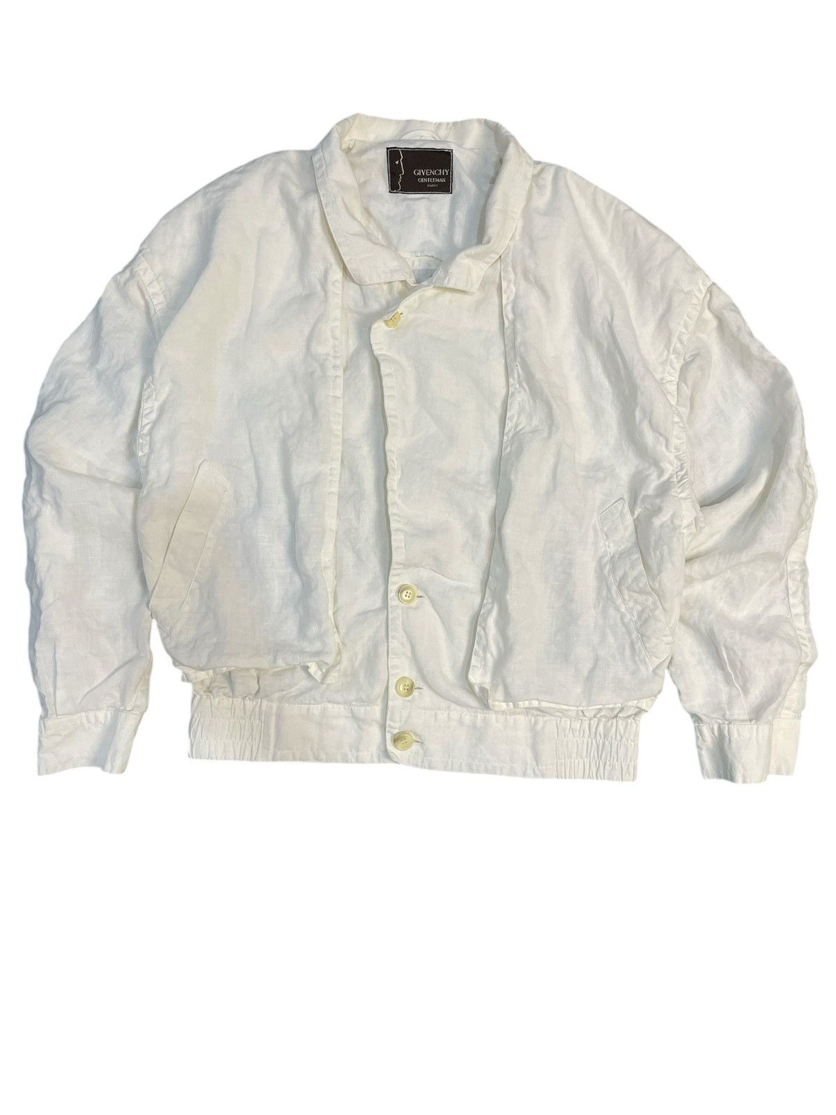 Givenchy Vintage era 1980s Givenchy Gentleman Bomber Style Jacket Size US L / EU 52-54 / 3 - 1 Thumbnail