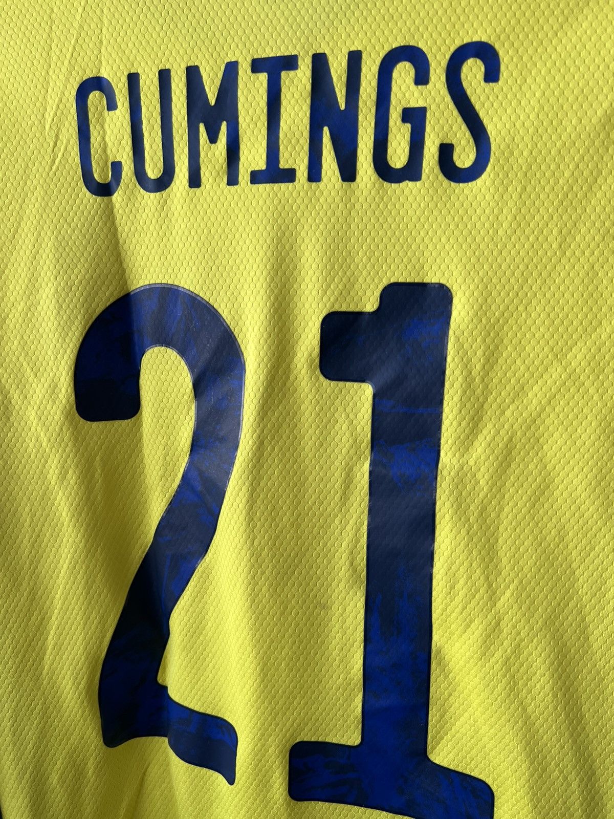 Adidas 2019 SCOTLAND TEAM #21 CUMINGS WORLD CUP SOCCER JERSEY S Size US S / EU 44-46 / 1 - 14 Thumbnail