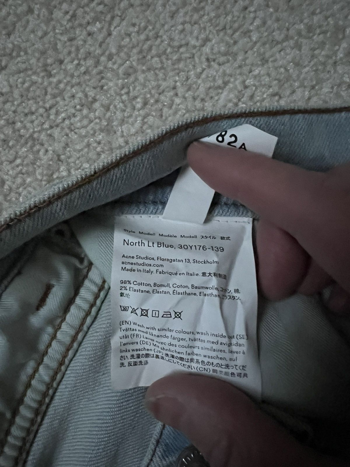 Acne Studios Acne Studios Light Blue Slim Jeans Size US 30 / EU 46 - 5 Thumbnail