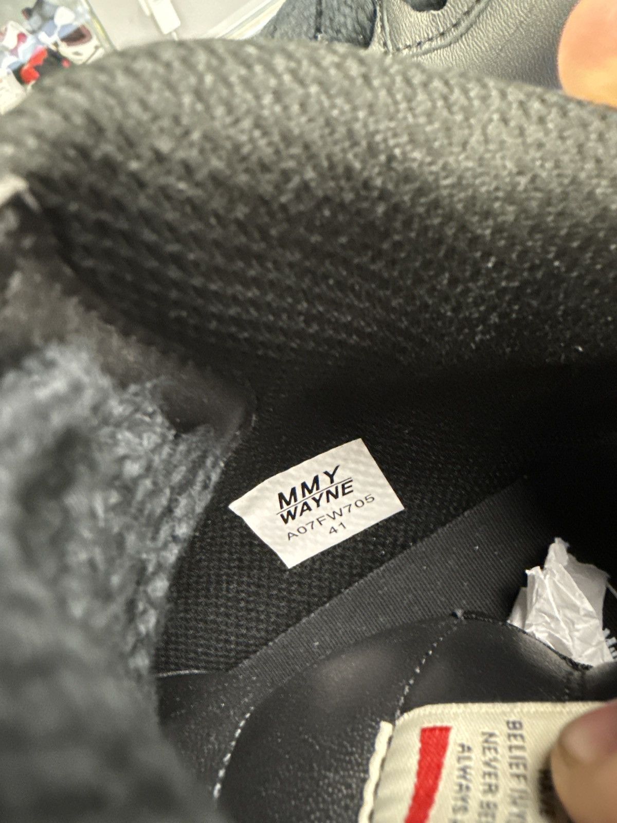 Maison MIHARA YASUHIRO Mmy maison Mihara Wayne High top black Size 41 8 brand new Size US 8 / EU 41 - 2 Thumbnail