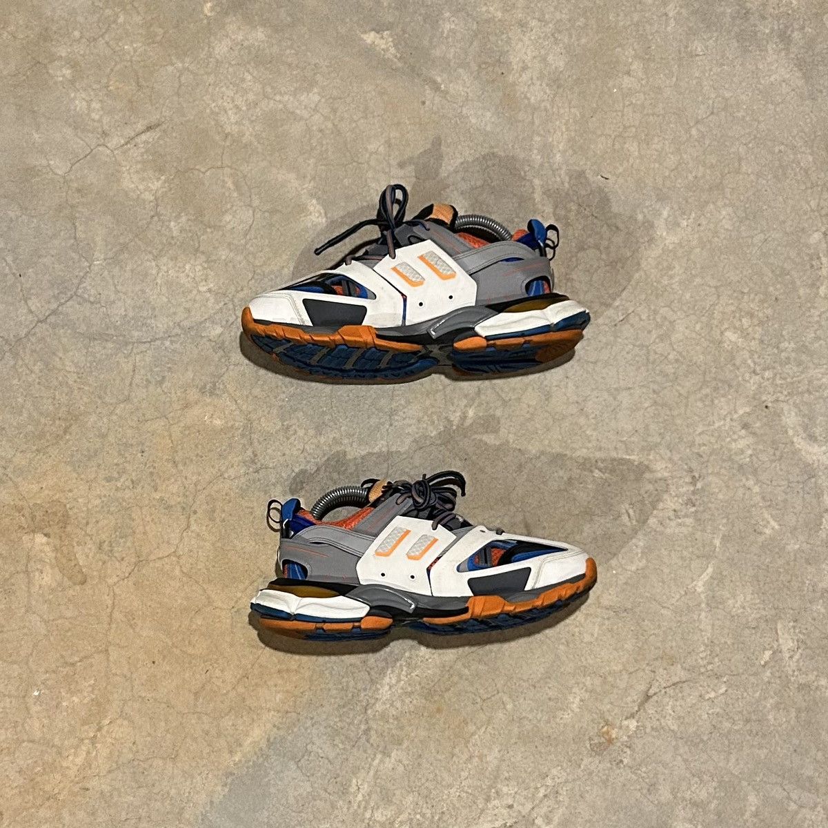 Balenciaga × Designer Balenciaga Track Sneakers Orange/Blue US 7 Size US 7 / EU 40 - 3 Thumbnail