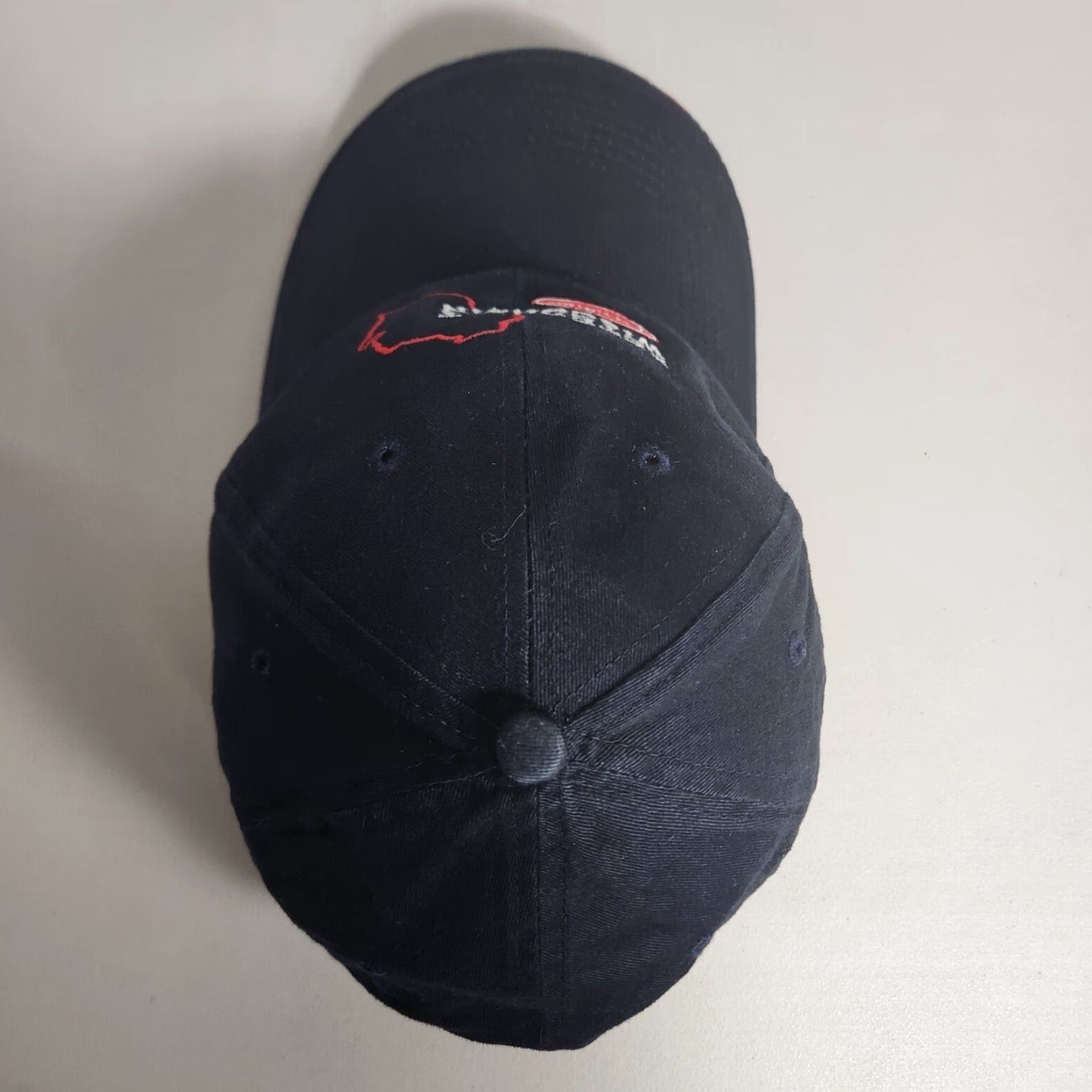 Vintage VINTAGE Peterbilt Wisconsin Advertising Adjustable Navy Trucker Hat Baseball Cap Men One Size Blue USA Wisconsin Americana, Head to Toe Size ONE SIZE - 5 Thumbnail