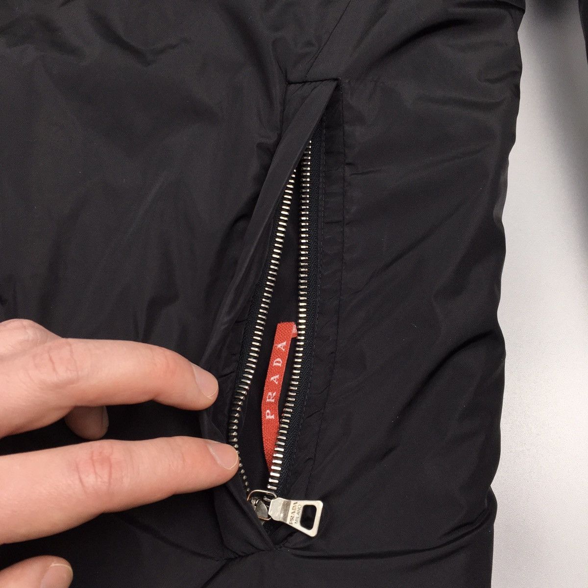 Prada FW’07 PRADA Linea Rossa Black Tab Reversible Nylon/Wool Coat Size US M / EU 48-50 / 2 - 12 Thumbnail