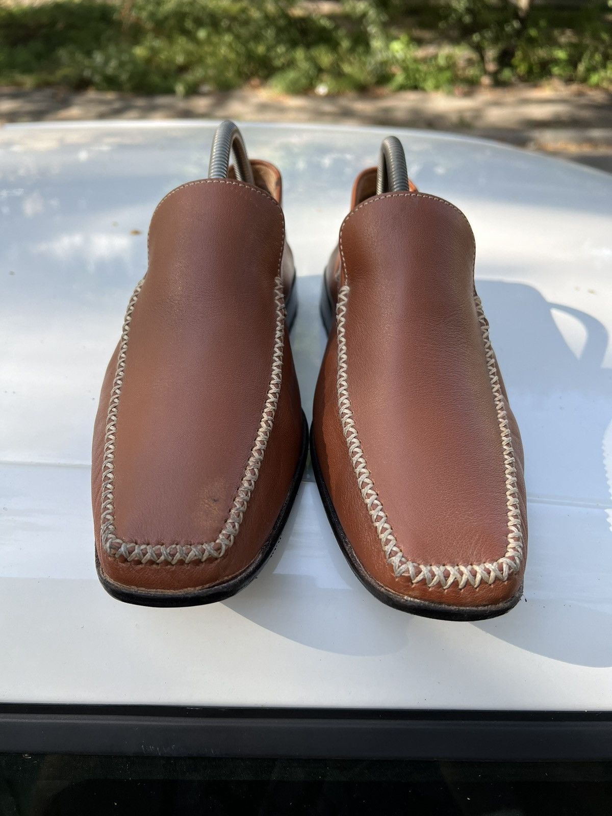 Testoni A. Testoni leather loafers shoes luxury classic Size US 8 / EU 41 - 2 Thumbnail